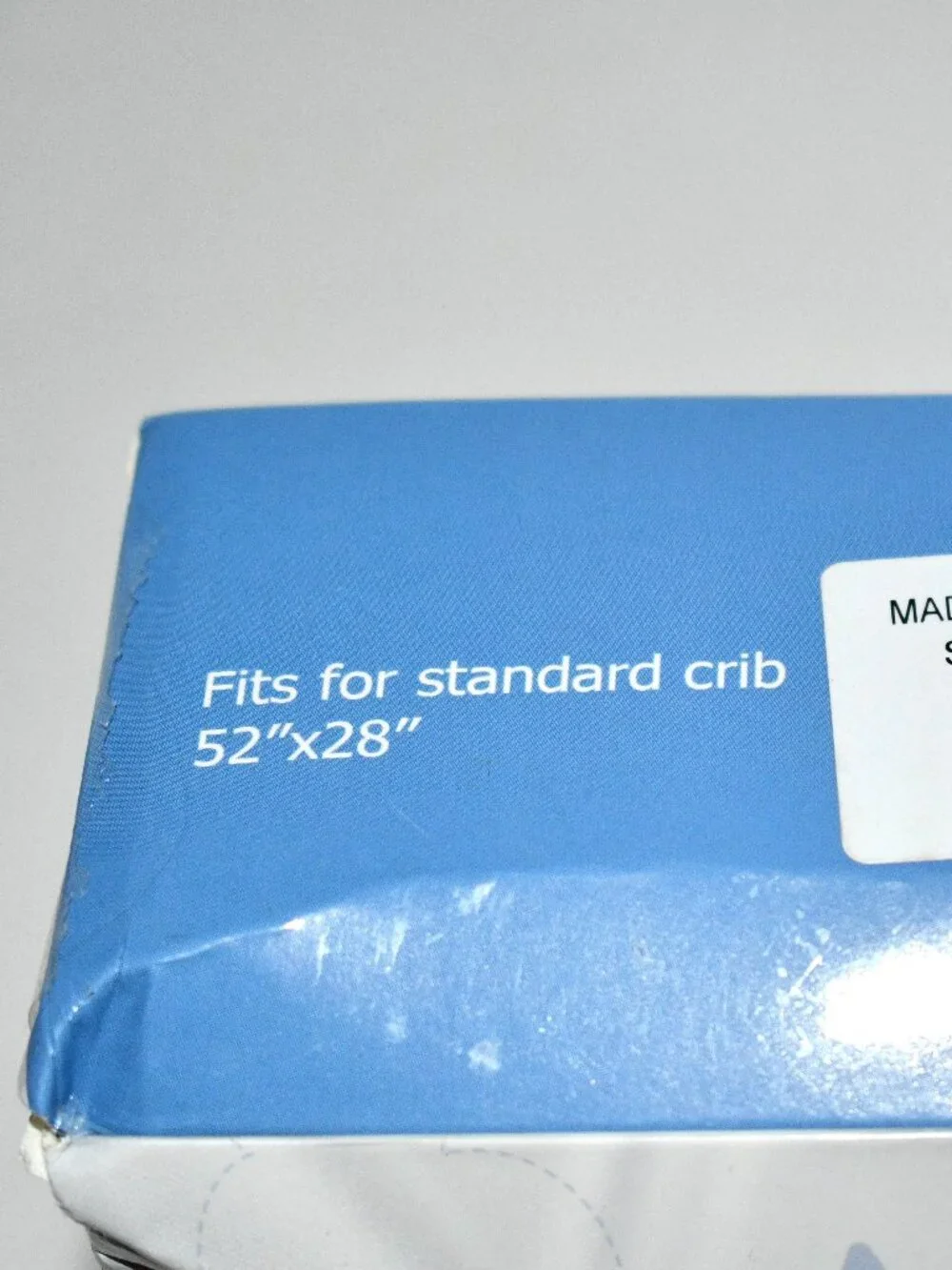 Coldwind 2 Pack Crib Sheets, Grey/ White, Standard Crib, Toddler Mattress, NWT